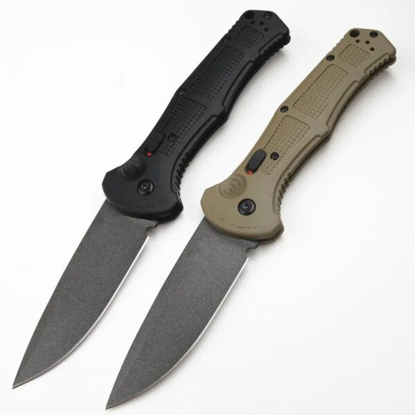 Couteau pliant avec manche en Fiber de Nylon, CPM-D2 BM 430BK, pour le Camping, la chasse