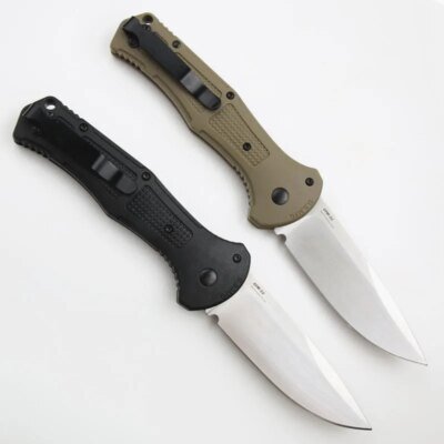 8638-ffedc1.jpg Couteau pliant avec manche en Fiber de Nylon, CPM-D2 BM 430BK, pour le Camping, la chasse