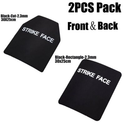 Plaque en acier pare-balles pour gilet de sécurité tactique, armure corporelle balistique