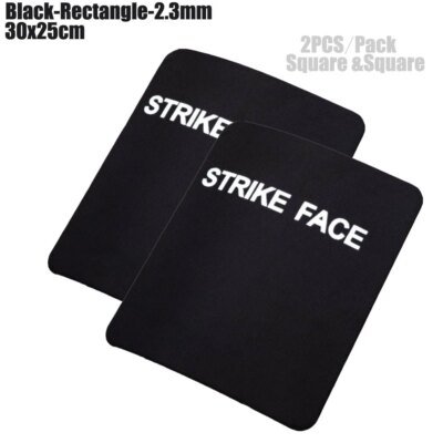 Plaque en acier pare-balles pour gilet de sécurité tactique, armure corporelle balistique