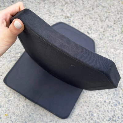 8837-280340.jpg 25mm Tactique NIJ IV Plaques Pare-balles Balistique Conseil Sac À Dos Panneau D'armure Balistique Bouclier De 10x12