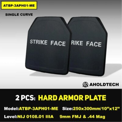 Aholdtech NIJ IIIA 3A plaques souples pare-balles gilet balistique sac à dos pare-balles