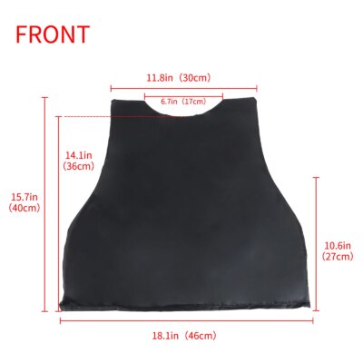 8927-3faad5.jpg Panneau d'armure souple balistique rms, plaque pare-balles légère UHMW-PE, Inserts d'armure corporelle, NIJ IIIA