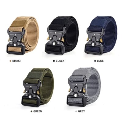 DWTS] ceinture en métal pour hommes, ceinture tactique pour hommes, ceintures militaires en toile