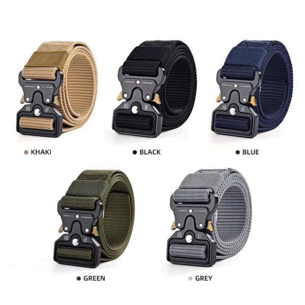 DWTS] ceinture en métal pour hommes, ceinture tactique pour hommes, ceintures militaires en toile – Image 4