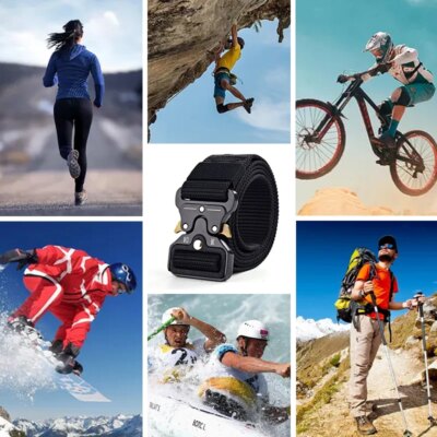 DWTS] ceinture en métal pour hommes, ceinture tactique pour hommes, ceintures militaires en toile