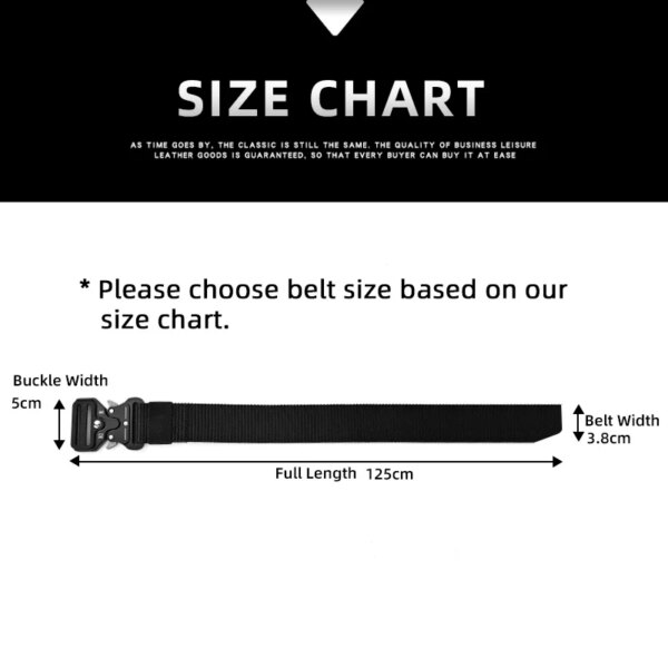 DWTS] ceinture en métal pour hommes, ceinture tactique pour hommes, ceintures militaires en toile – Image 2