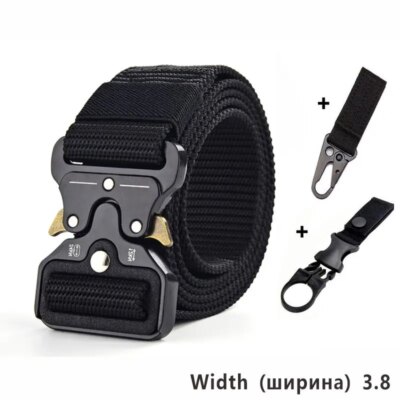DWTS] ceinture en métal pour hommes, ceinture tactique pour hommes, ceintures militaires en toile