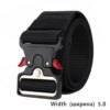 DWTS] ceinture en métal pour hommes, ceinture tactique pour hommes, ceintures militaires en toile