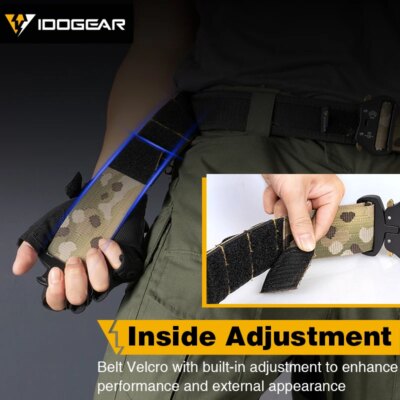 Ceinture de Combat 2 pouces pour hommes, équipement tactique, boucle MOLLE à dégagement rapide