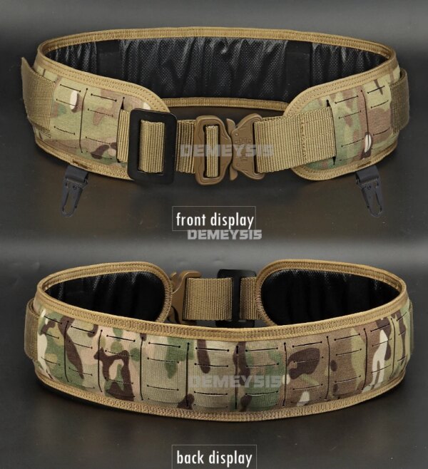 Ceinture tactique rembourrée pour Airsoft CS Molle, ceinture de Combat pour Paintball – Image 6
