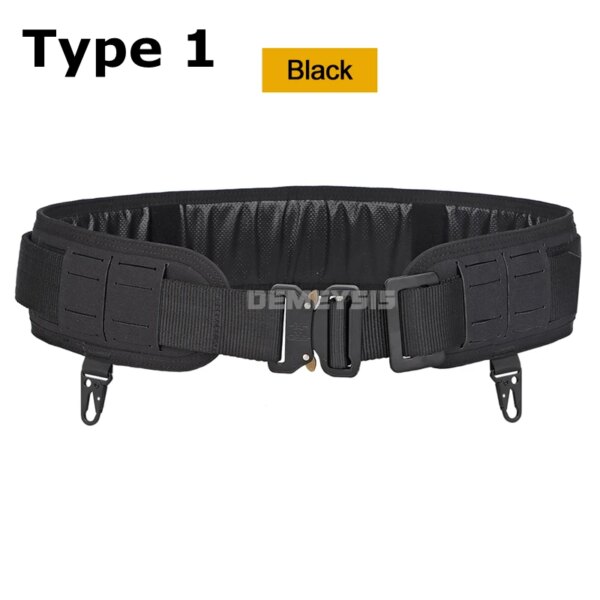 Ceinture tactique rembourrée pour Airsoft CS Molle, ceinture de Combat pour Paintball