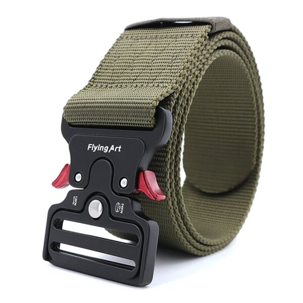 Ceinture de taille militaire en Nylon pour hommes, largeur 5.0CM, largeur 145cm, tactique militaire