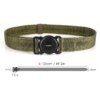 Nouvelle ceinture tactique militaire Alliage Boucle pivotante Nylon véritable, ceinture de combat de l’armée