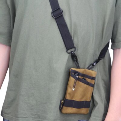 Pochette tactique EDC Molle, Mini portefeuille, carte, clé, ceinture, sac de taille, Camping