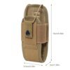 9542-e99460.jpg Pochette tactique Molle pour walkie-talkie Radio 1000D, porte-sac de taille, étui pour Interphone Portable