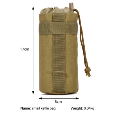 9557-ed6f3d.jpg Sac de bouteille d'eau tactique Molle militaire, Camping en plein air randonnée à cordon de serrage porte-bouteille d'eau