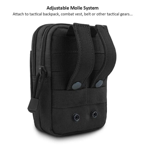 Pochette militaire Molle, sac de ceinture tactique, sac de téléphone de Sport de plein air – Image 2
