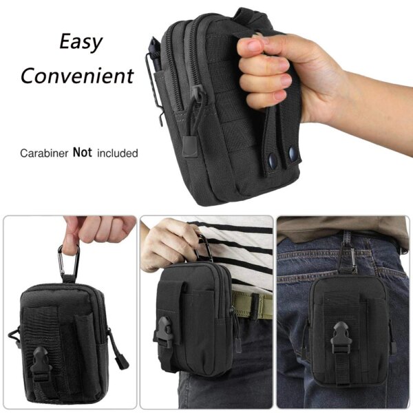 Pochette militaire Molle, sac de ceinture tactique, sac de téléphone de Sport de plein air – Image 5