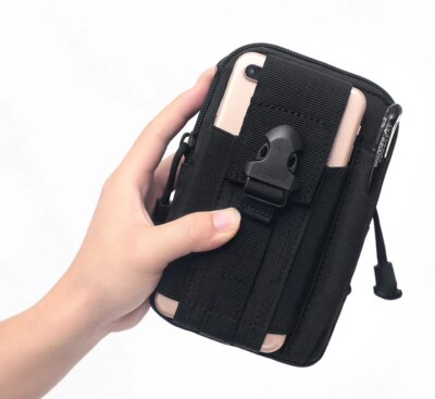 Pochette militaire Molle, sac de ceinture tactique, sac de téléphone de Sport de plein air