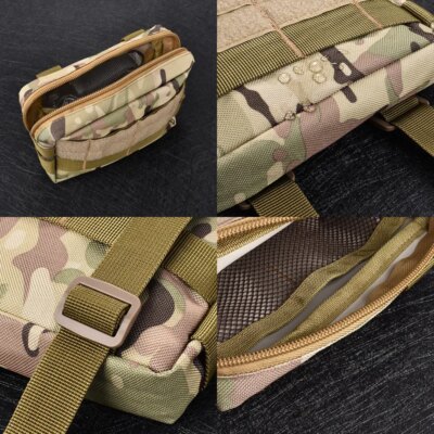 Pochette militaire Molle, sac de ceinture tactique, sac de téléphone de Sport de plein air, cyclisme EDC