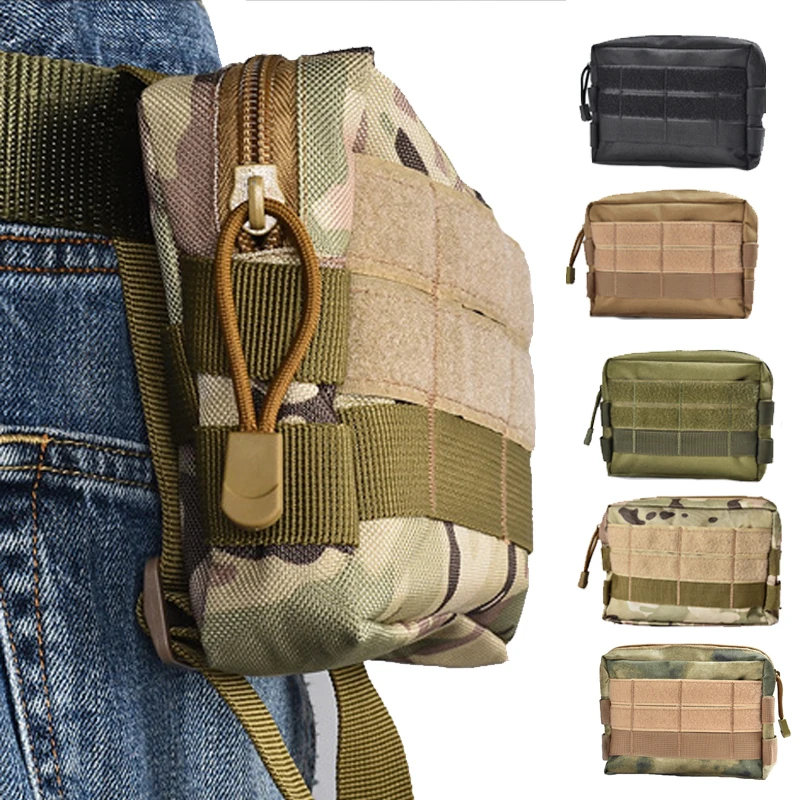 Pochette militaire Molle, sac de ceinture tactique, sac de téléphone de Sport de plein air, cyclisme EDC