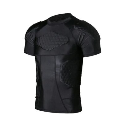 Gilet de Compression rembourré, genouillères de protection, Football, Paintball, basket-ball, patinage, Rugby, costumes Anti-collision