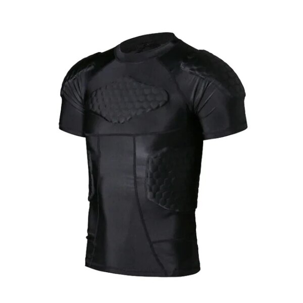 Gilet de Compression rembourré, genouillères de protection, Football, Paintball, basket-ball, patinage, Rugby, costumes Anti-collision