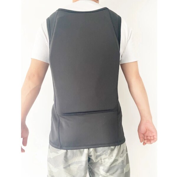 Gilet pare-balles de niveau IIIA, Ultra-confortable, léger, caché à l'intérieur, vêtement doux Anti-balle, t-shirt de travail