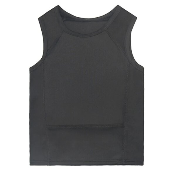 Gilet pare-balles de niveau IIIA, Ultra-confortable, léger, caché à l'intérieur, vêtement doux Anti-balle, t-shirt de travail
