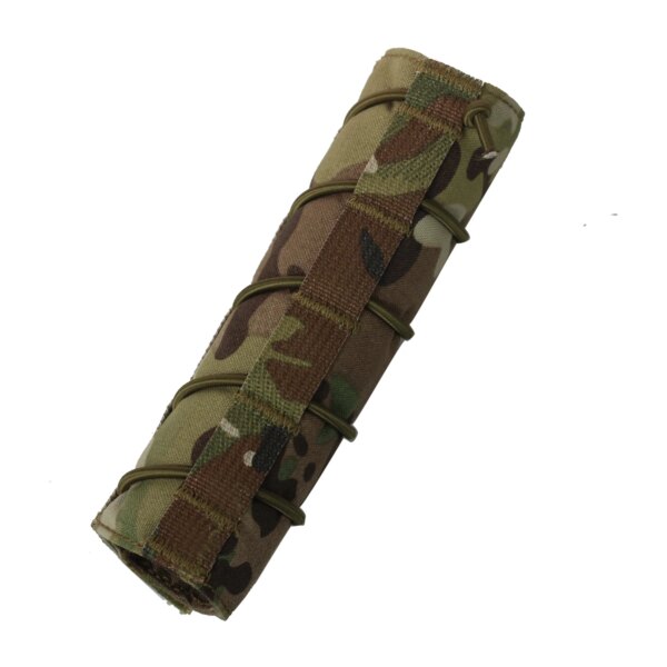 Housse de Camouflage tactique Airsoft, 7 pouces, accessoire de tir, silencieux, à dégagement rapide, en Nylon 500D