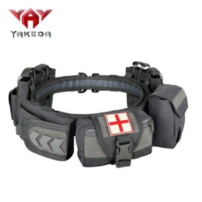 Yakeda – sac de taille tactique 6 en 1, sac de rangement d'escalade multifonction en plein air